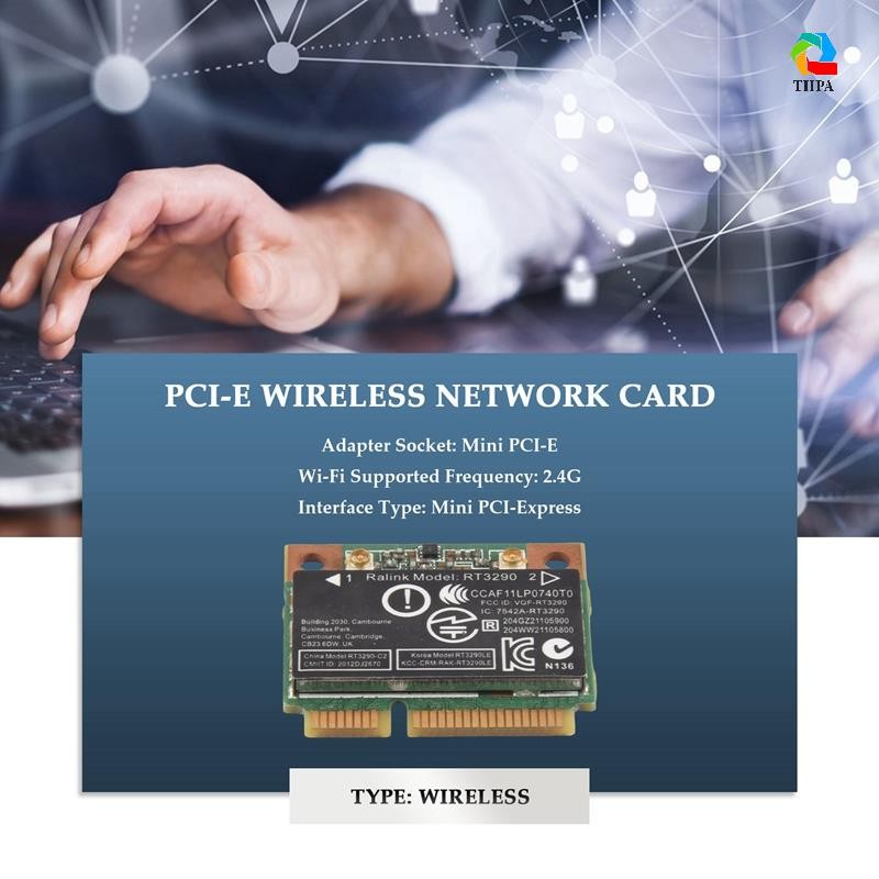 150mbps 2.4Ghz RT3290 802.11B/G ไร้สาย Wlan WIFI + บลูทูธ BT 3.0 Half Mini PCI-E Card สําหรับ CQ58 M6 4445S DV4 .paudnefth