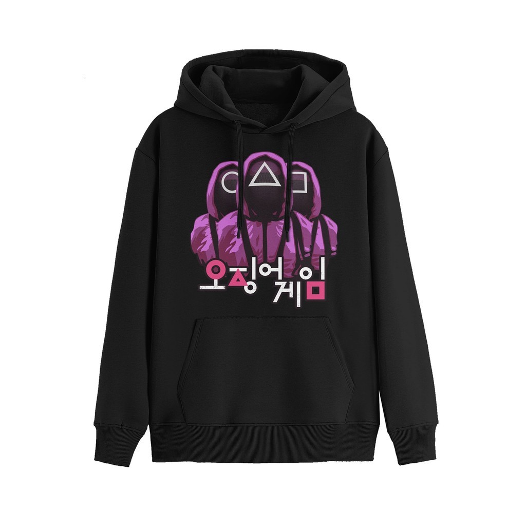 🙌ผ้าฝ้าย Hoodie🙌 Squid Game - Season 2 เสื้อฮู้ด Squid Game Guards,แขนยาวผู้ชาย Men's Hoodie ผ้าฝ้าย