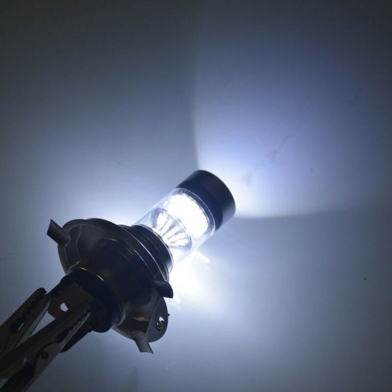 【COD】หลอดไฟ LED คู่ 100W H4 8000K 20 LED สีขาว 2 หลอดหลอดไฟหน้าไฟต่ำสูง - รูปที่ 6