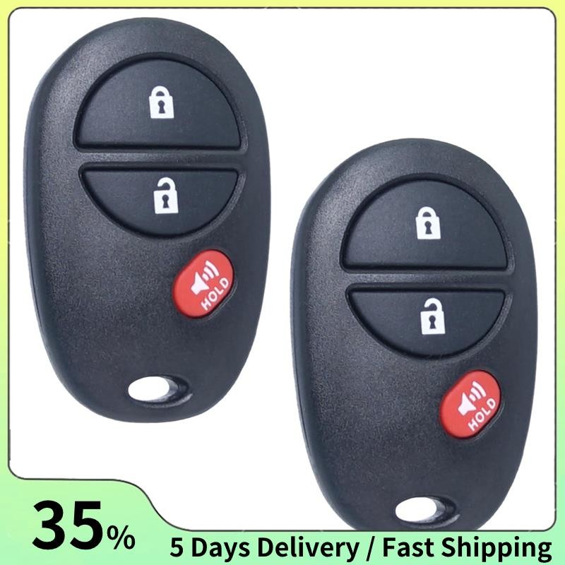 Key Fob Keyless Entry สําหรับ Sienna Sequoia 3 ปุ่ม GQ43VT20T 89742-AE010