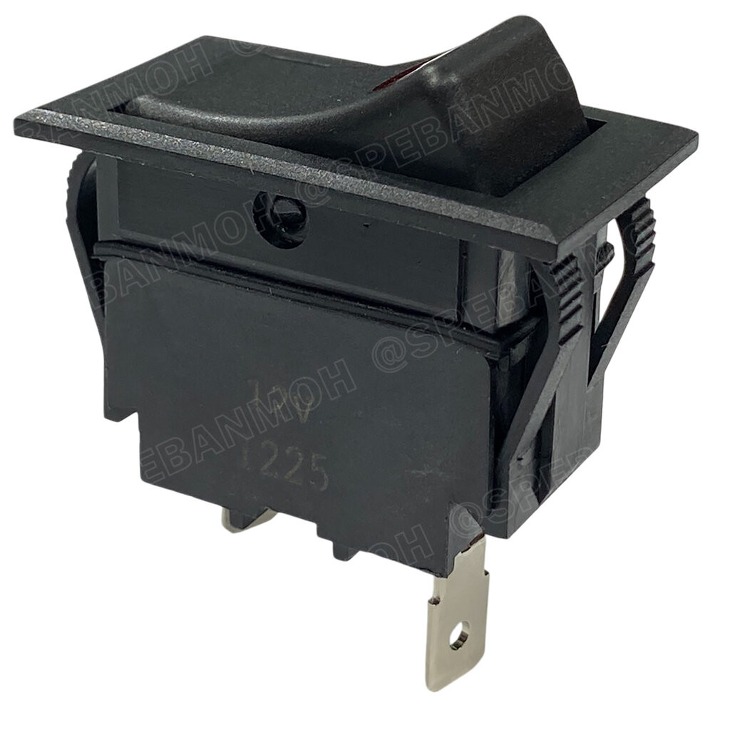 [ 1 ชิ้น ] R13-220BA สวิทช์กระดก ON-OFF 3 ขา สีแดง LED มีไฟ แสดงสถานะ DC Rocker Switch ควบคุมอุปกรณ์ไฟฟ้า แผงควบคุม ต...