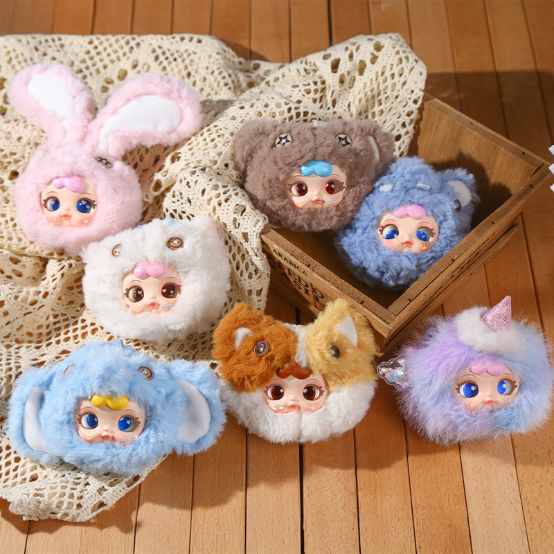 Dudu Zoo Plush Blind Box – พวงกุญแจสัตว์น่ารักสําหรับเด็กผู้หญิงจี้กระเป๋าลึกลับของเล่น