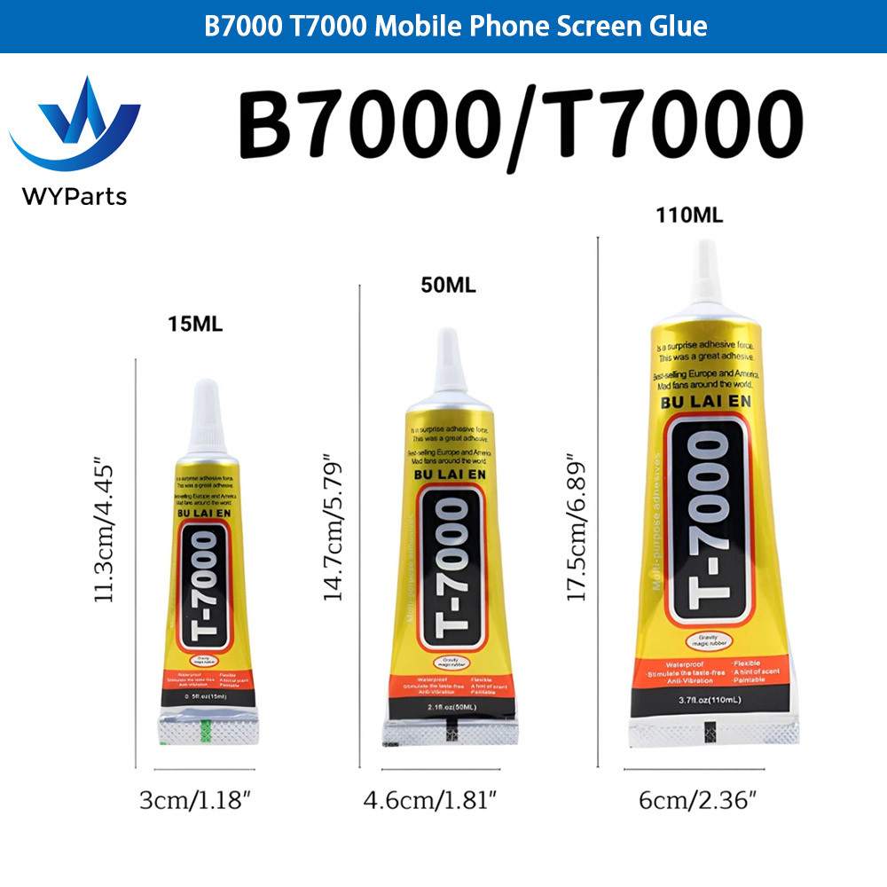 B7000 T7000 Clear Contact ซ่อมโทรศัพท์กาว Universal แก้วพลาสติก DIY กาว B-7000 พร้อม Precision Appli