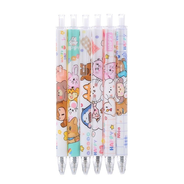 Rabbit Motif Gel Pen Student and Office Pen Cute Bunny Press Gel Pen Smile shop 662