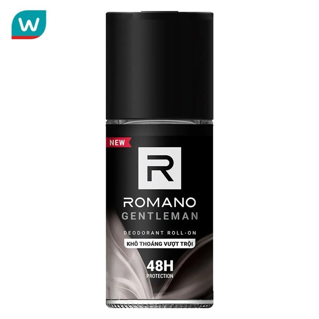 Romano โรมาโน่ โรลออน เจนเทิลแมน 50 มล. โรลออน ลดเหงื่อ ระงับกลิ่นกาย