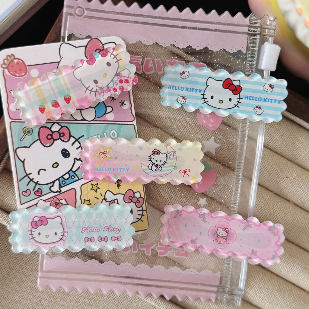 Cat Square Hairpin ญี่ปุ่น Sweet Duckbill Hairpin