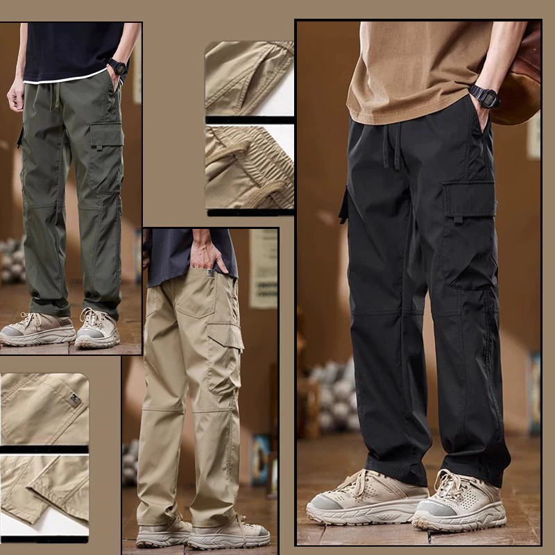 กางเกงเดินป่าผู้ชาย ZITY ไซซ์ M-5XL ผ้าฝ้ายทรงหลวม thumbnail 9