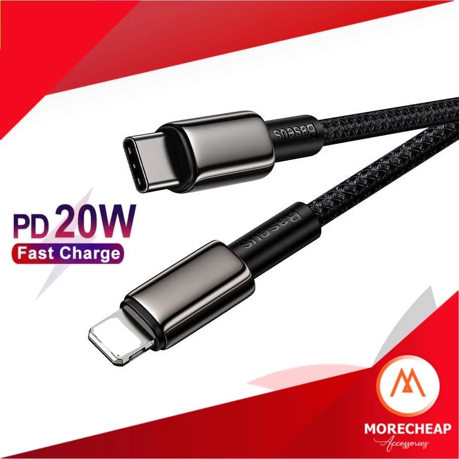🔥ถูก/แท้🔥Baseus สายชาร์จ LN USB-C สายถัก ชาร์จเร็ว PD 20W