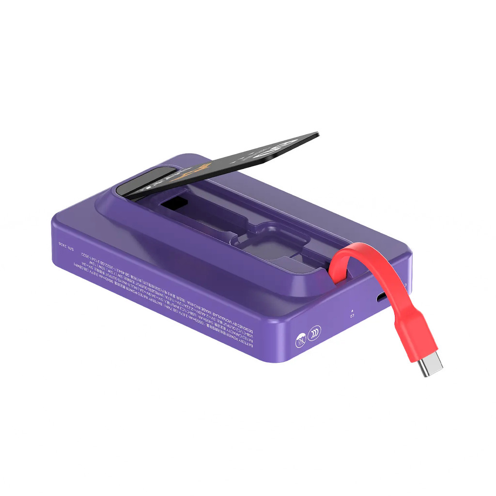 Momax 1-Power X Pro + Magnetic Wireless Power Bank Mobile Suit Gundam Limited Edition 10000mAh Powerbank สาย USB-C ในตัว - รูปที่ 4