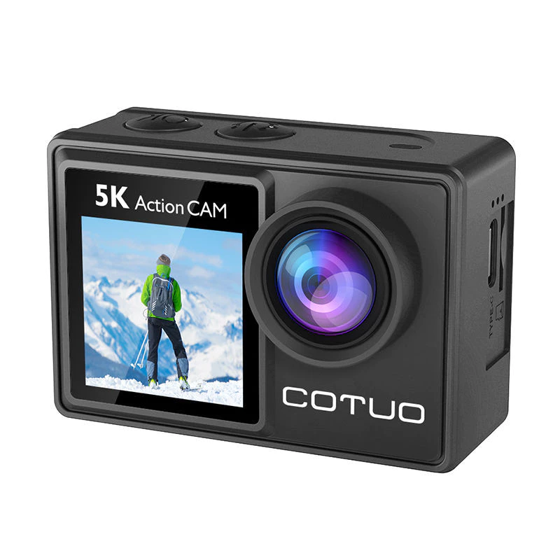 กล้องกีฬา Chitu 4K สำหรับขี่ หมวกกันสะเทือน ตกปลา ดำน้ำ กล้อง HD 5K กล้องติดมอเตอร์ไซค์ thumbnail 7