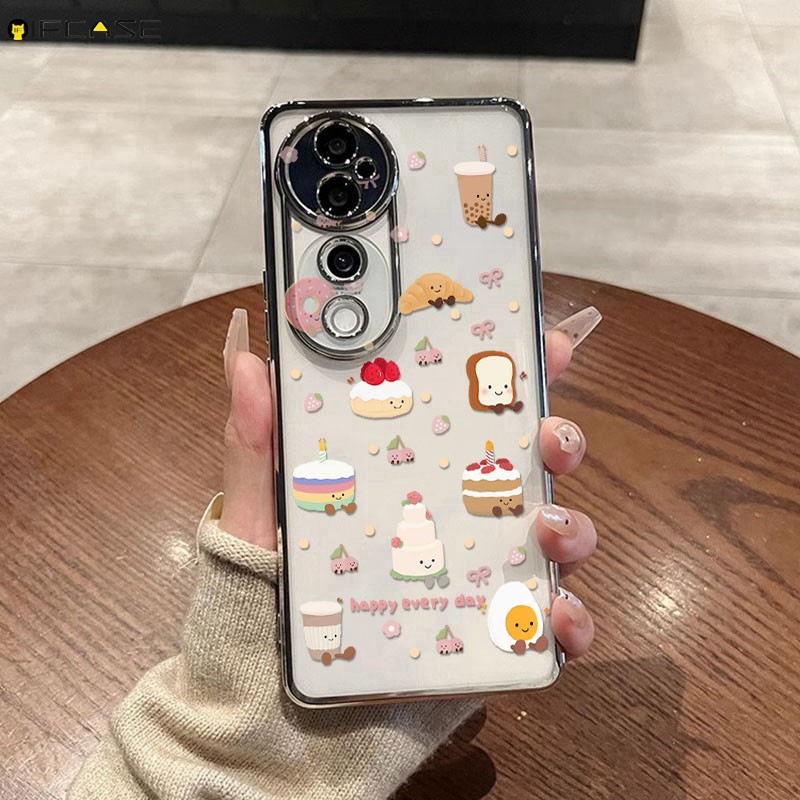 สําหรับVivo V50 Lite Y300i Y39 Y29 4G Y29s Y04 5Gเคสโทรศัพท์Jellycat Toastขนมปังเค้กขนมนมชาSrawberry