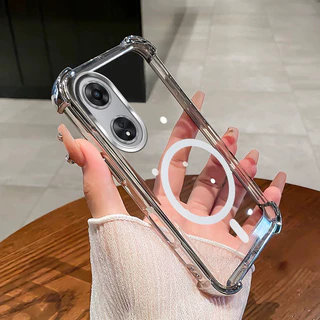 กันกระแทก Case สําหรับ OPPO A18 A38 A98 5G เคสโทรศัพท์ 2025 ใหม่การออกแบบแม่เหล็กความงามกรณี SZ15