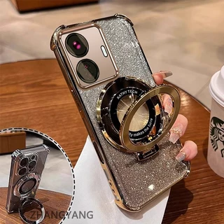 สําหรับRealme C55 Clear CaseหนาฝาครอบชุบซิลิโคนShockProofเคสโทรศัพท์CCCA10