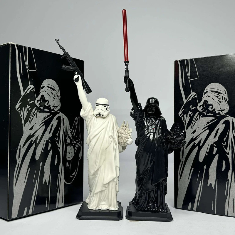 ฟิกเกอร์แอคชั่นดาร์ธ เวเดอร์จาก Star Wars Dark Clone Trooper ของตกแต่งโต๊ะ ของตกแต่งห้อง ของขวัญสำหรับเด็กผู้ชาย ของเล่นสะสม ฟิกเกอร์ Star Wars