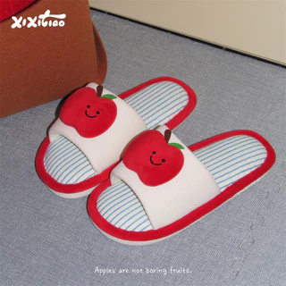 Xixtiao รองเท้าบ้านสบายๆ Four Seasons Universal Soft Sole Breathable น่ารักนักเรียนสุภาพสตรีฤดูร้อน