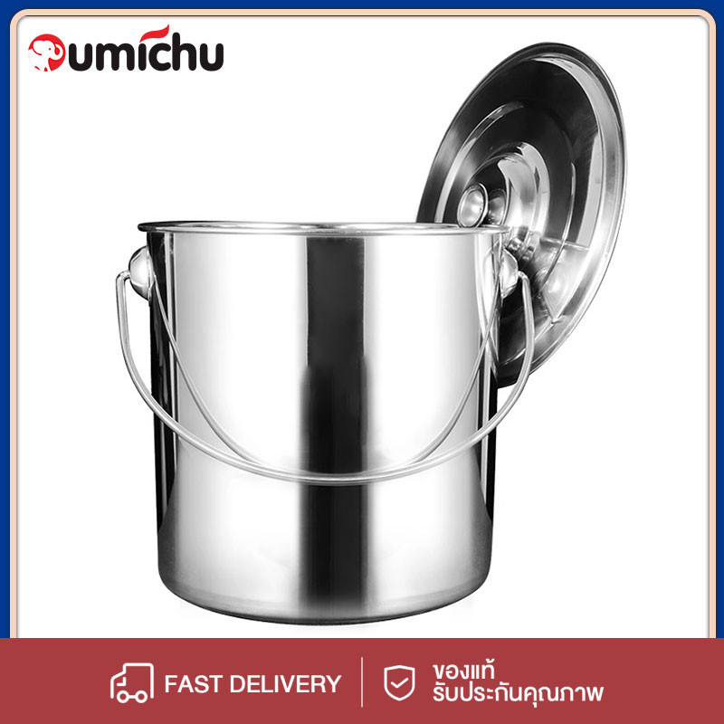 OMC 20/25/30cm  หม้อ หม้อสตูว์ หม้อสแตนเลส หม้อทรงสูง หม้อสแตนเลสแท้ หม้อสตูลทรงสูงหม้อต้มน้ำท่อมหม้ต้มสแตนเลสหนาใหญ่หม้