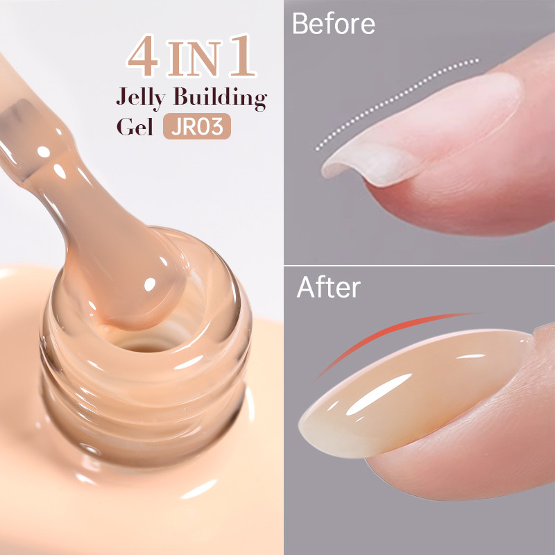 UR SUGAR 15ml เจลลี่ บิ้น เจล เล็บ อาร์ต แช่ แอลอีดี ยูวี เจล