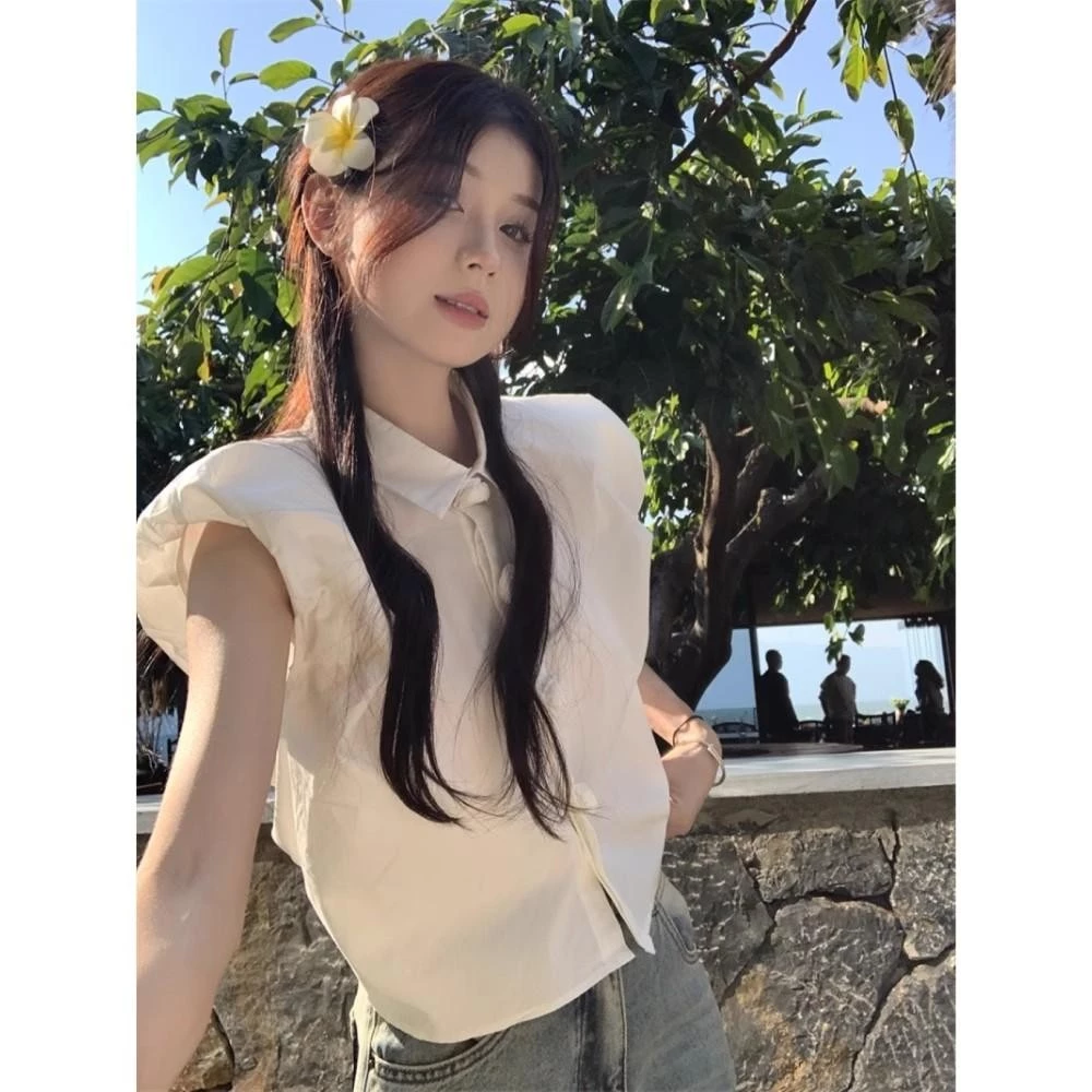 ohho w590 เสื้อเชิ้ตแขนพอง ลายดอกไม้ สไตล์จีน thumbnail 4