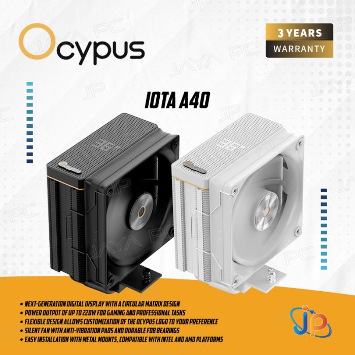 Ocypus Iota A40 Digital - พัดลมระบายความร้อน CPU Intel & AMD
