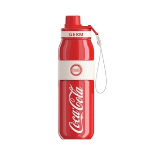 Coca-Cola B37 Thermos Cup with Straw 316 Stainless Steel Thermos Bottle Hot and Cold 580ml