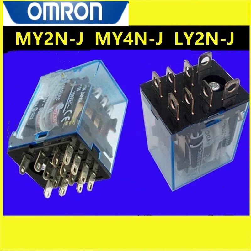 Omron รีเลย์กลางขนาดเล็ก+ซ็อกเก็ต MY2N-J LY2N-J MY4N-J MY3N-J MY2N-GS-D2 MY4N-GS-D2 LY4N-J LY3N-J