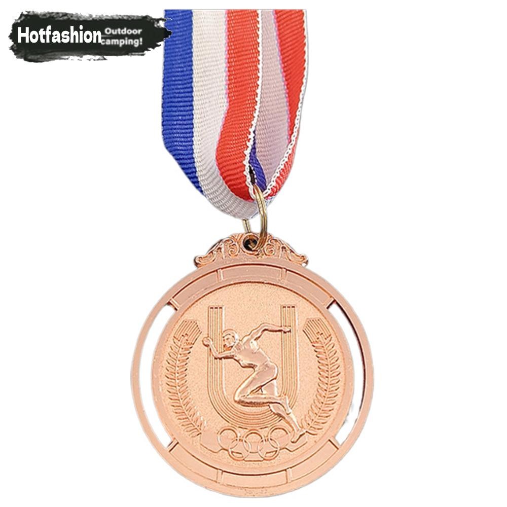 2 in Medal Bronze Prize ของที่ระลึก ของขวัญ รางวัลสําหรับเด็กผู้ใหญ่ (สีเหลืองมัสตาร์ด)