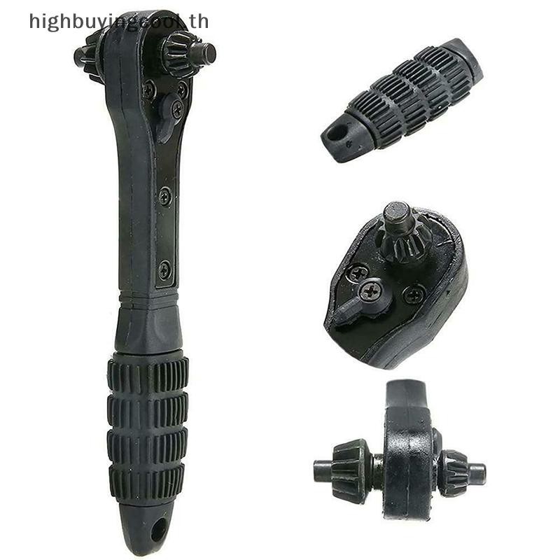 Hcth 2 in 1 เจาะ Chuck Ratchet Spanner Two-way Quick Ratchet Two-ended HOT