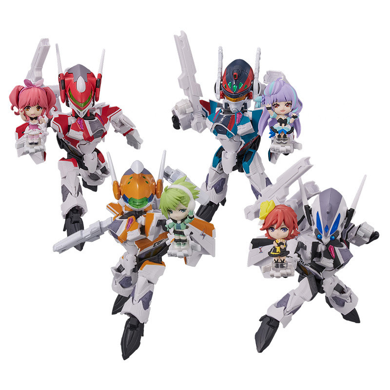 Bandai TINY SESSION Macross Transformer VF-31E 31F 31S 31SC