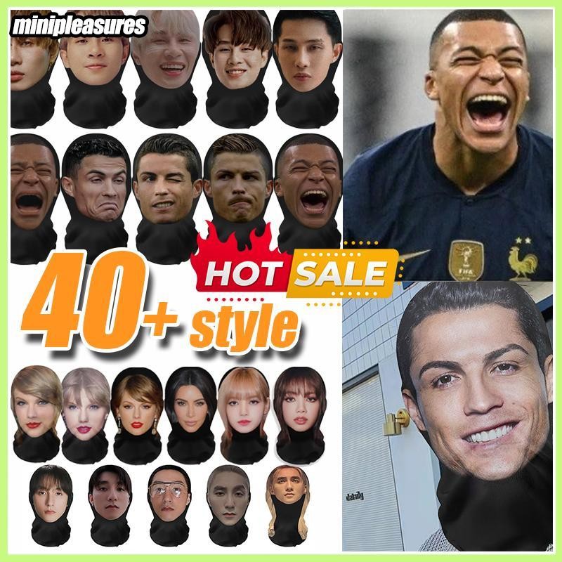 3d Facial Full Face Maskไม่มีรอยต่อMessi Ronaldo Taylor Swift Jack-J97 BalaclavaตลกFull Faceบทบาทเล่นHip Hop Balaclava
