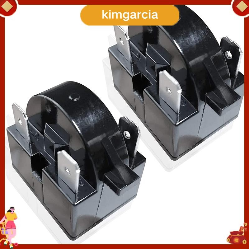 kimgarcia Replacement Part 3 Pin QP2-4.7/ QP2-4R7 4.7 Ohm ตู้เย็น PTC Start/ รีเลย์สําหรับตู้เย็นขนา