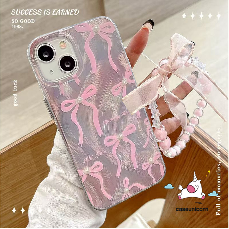 สําหรับrealme C67 C11 หมายเหตุ 50 60 C51 C21 C65 C51s C15 C25 C20 C12 C63 C30 C61 C35 C21Y C17 C55 C25Y 9i 5s 6i 5s 6i 5s 6i Z33 สร้อยข้อมือน่ารัก เคสโบว์