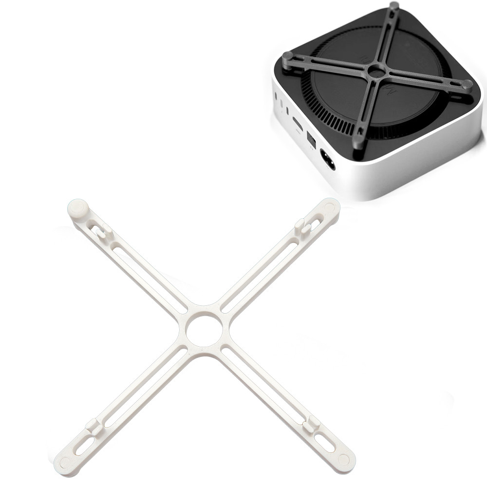 ขาตั้งอุปกรณ์เสริมสําหรับ Mac Mini M4/M4 Pro 2024, ฐานปุ่มไฟ 3D การพิมพ์ Push Switch สําหรับคอมพิวเตอร์เดสก์ท็อป,Mount Dock Desktop Holder สําหรับ Mac Mini M4/M4 Pro