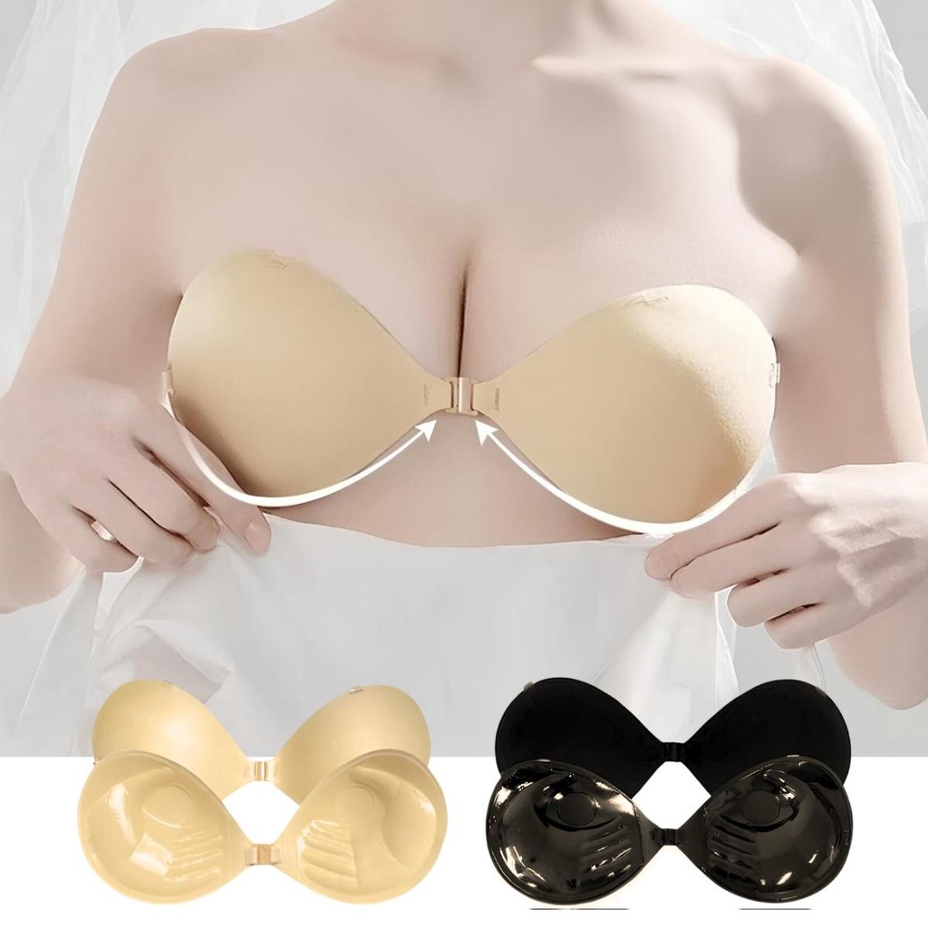 บราปีกนก ทรงกลม สวยเป๊ะ เหมาะกับทุกสไตล์! เสริมฟองน้ำ หนา 2.5 cm ใส่สายได้ แถมฟรีสายใส!! ดันทรง อกดูม พร้อมส่งจากไทย