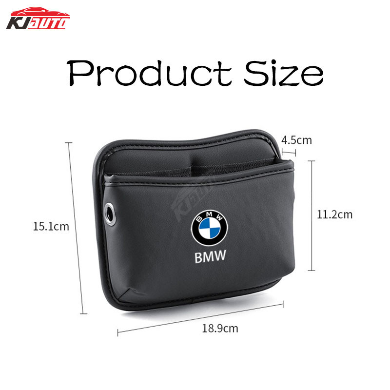 Storage Box & Leg Rest Bmw Any ตําแหน่งรถกระเป๋าหนังถังขยะอุปกรณ์เสริมสําหรับ 3 Series 5 Series X5 X3 X1 2 Series 1 Series 4 Series X4 - รูปที่ 7