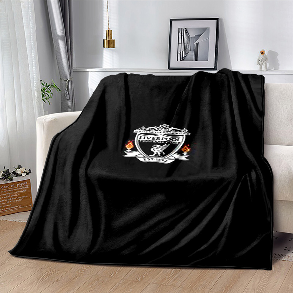 ผ้าห่มลิเวอร์พูล 3 มิติ ผ้าห่มขนแกะพร้อมตราฟุตบอลผ้าห่มเดินทางที่อบอุ่นนุ่มของขวัญสําหรับผู้ชายวัยรุ่นชาย - รูปที่ 4