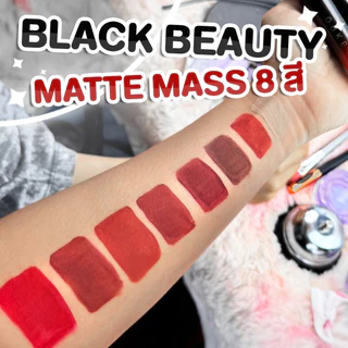 (ซื้อ 1 แถม 1) OUKEYA 8 เฉด เนื้อแมทติดทนนาน เหมาะสำหรับทุกโอกาส BLACK BEAUTY LIP MATTE ลิปแมตสีสวยครบทั้ง