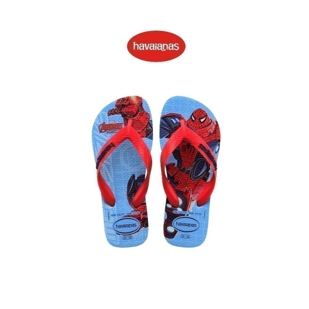 HAVAIANAS รองเท้าแตะเด็ก Kids Top Marvel II Flip Flop BLUE WATER 41483002404K_F3BLXX