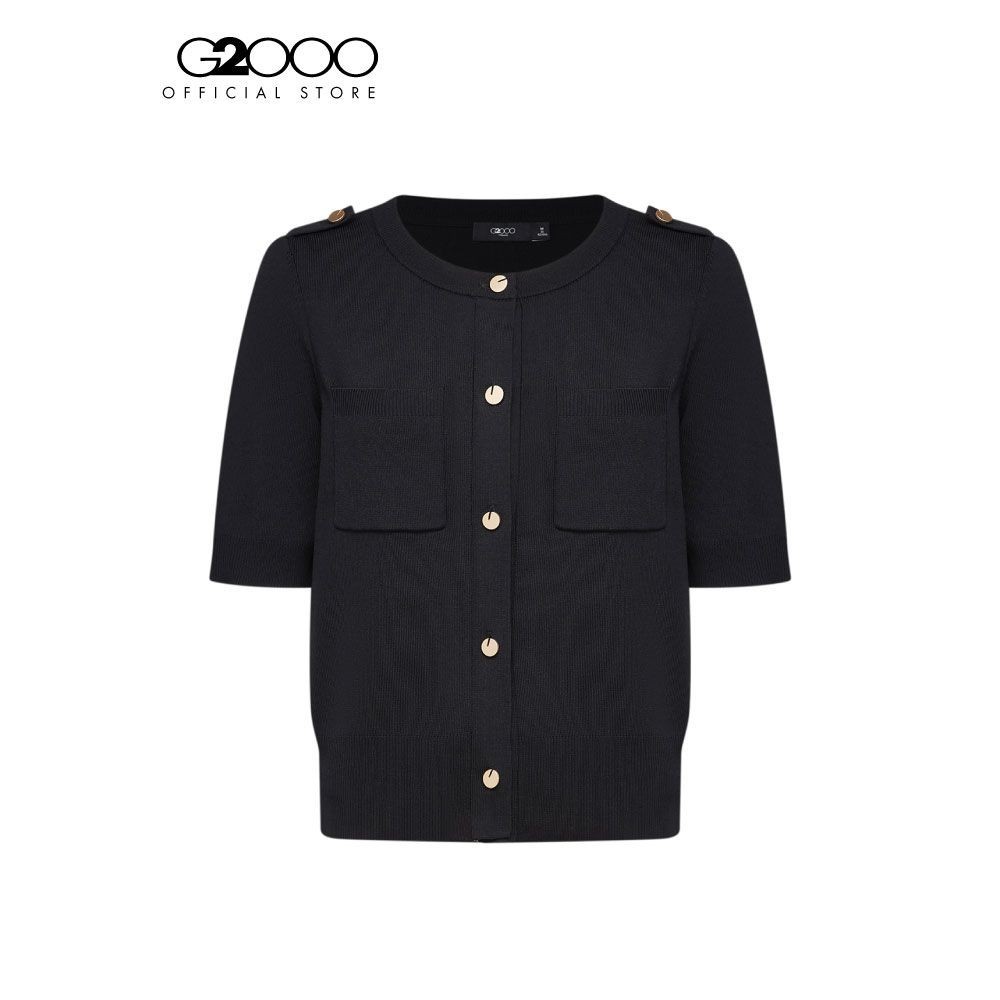 G2000 เสื้อคาร์ดิแกนสำหรับผู้หญิง ทรง Regular Fit รุ่น 4627631199 BLACK