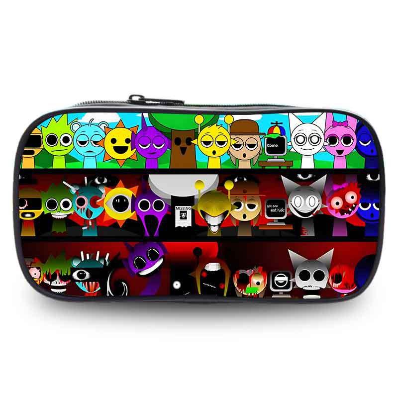 Sprunki Incredibox Sprunki กล่องดินสอสําหรับนักเรียน