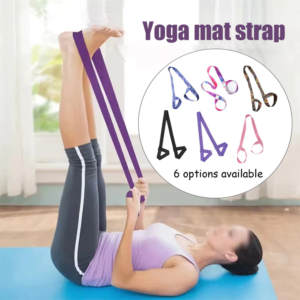 สายรัดเสื่อโยคะ เชือกสะพายเสื่อโยคะ กว้าง3.8ซม.Yoga Mat Strap thumbnail 4