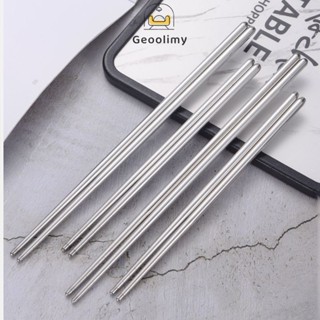 ตะเกียบกลม ตะเกียบจีน สเตนเลส กันลื่น ซูชิ ตะเกียบ เกาหลี ญี…