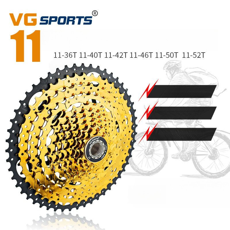 VG กีฬา11สปีดจักรยานเสือภูเขามู่เล่36T/40T/42T/46T/50T ทาวเวอร์ล้อ