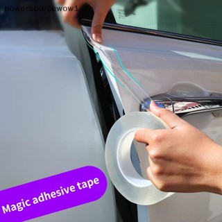 WOW ขอบประตูรถฟิล์มป้องกันโปร่งใส Anti เทป Auto Trunk Sill S…