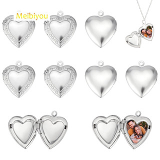 1กล่อง20ชิ้น316สแตนเลสล็อกเกตจี้กรอบรูปเสน่ห์สําหรับสร้อยคอห…