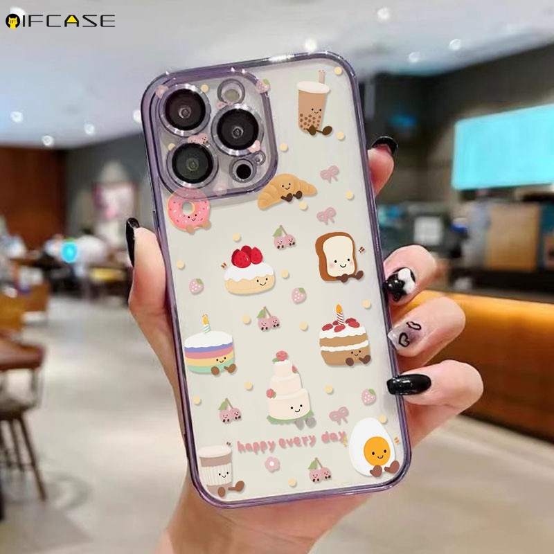 สําหรับ Vivo V60 V50 Lite Y400 Y300i Y39 Y29 Y29s Y04 5G VivoV60 VivoY400 เคสโทรศัพท์ Jellycat ขนมปั