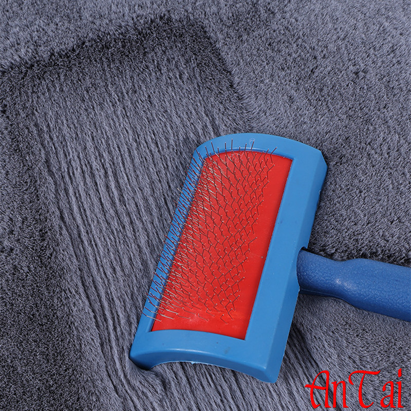 เบาะรถยนต์3pcs วัสดุผ้าพลัฌ นุ่มสบาย กันฝุ่น กันลื่น หัวเข็มขัดคงที่ แถวหน้า/แถวหลัง เหมาะสำหรับรถยนต์5ที่นั่ง - รูปที่ 3