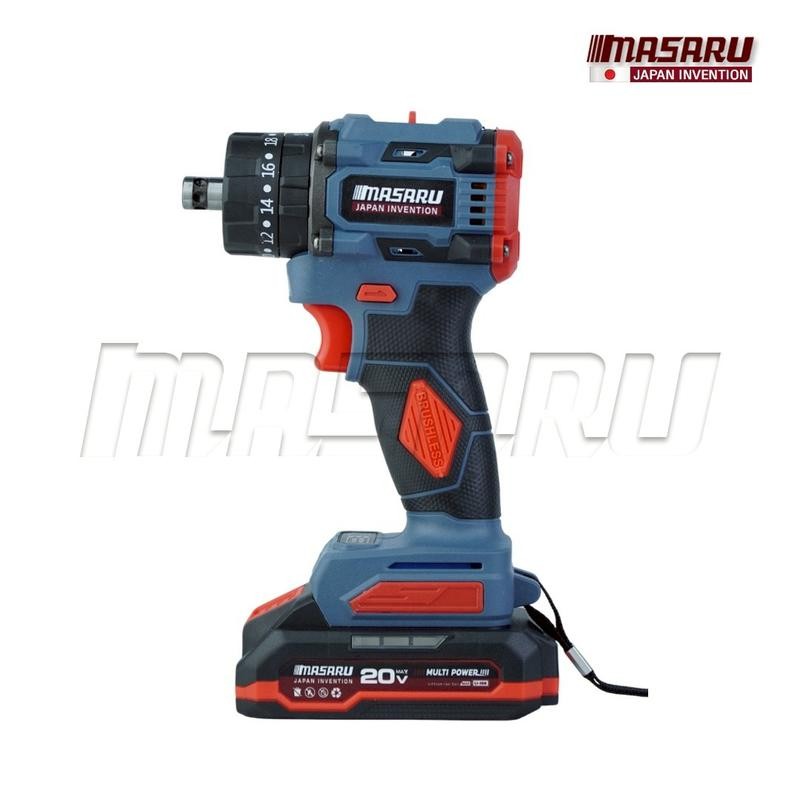 MASARU SCCG-100 COMBO Set บล็อกไร้สาย SCDW-130 + สว่านไขควงกระแทก SCDI-105 20V ใช้แบตร่วมกัน ครบชุดพร้อมใช้งาน - รูปที่ 3