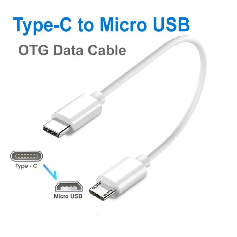 ประเภท C ถึง Micro USB สาย QC PD Fast Charging USB-C อะแดปเตอร์สําหรับ Samsung OTG โทรศัพท์แท็บเล็ต Micro USB ข้อมูลสาย