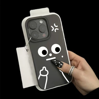ฝาครอบโทรศัพท์นุ่ม ดูถูกจากมือเล็กๆน้อยๆ For iPhone 17 16 11 13 15 เคส ไอโฟน12 14 ProMax 7 8 16Plus X XR XSMaxกันกร