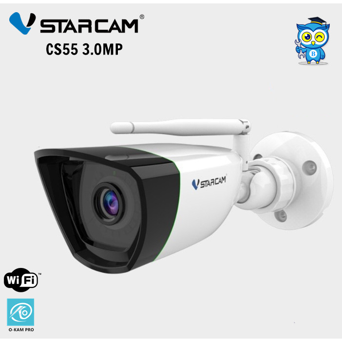 VStarcam CS55 1296P Outdoor IP Camera กล้องวงจรปิดไร้สาย กล้องนอกบ้าน 3.0ล้านพิกเซล
